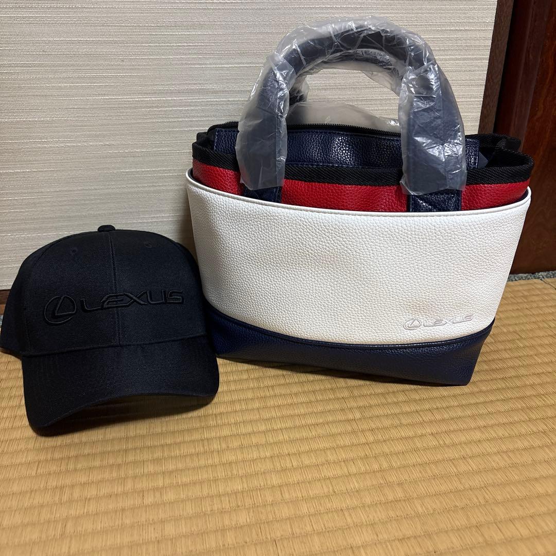 新品未使用　LEXUS×Admiral レクサス ゴルフラウンドバッグ&キャップ