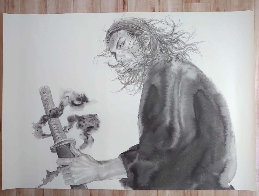 バガボンド Vagabond 最後のマンガ展 B1 ポスター 美品 井上雄彦