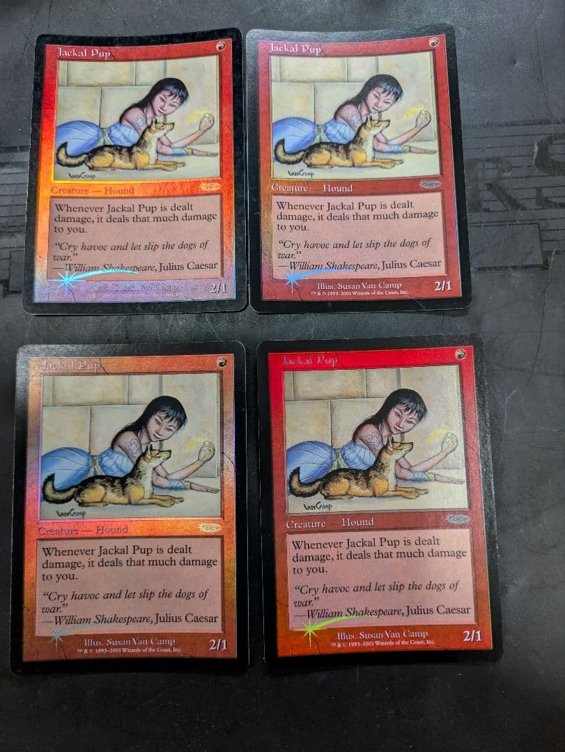MTG ジャッカルの仔 Foil ４枚セット 英語 DCI