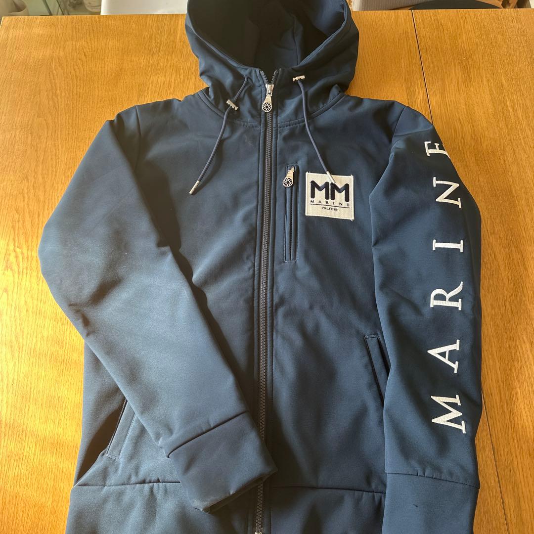 MUTA MARINE ネイビーフルジップパーカー