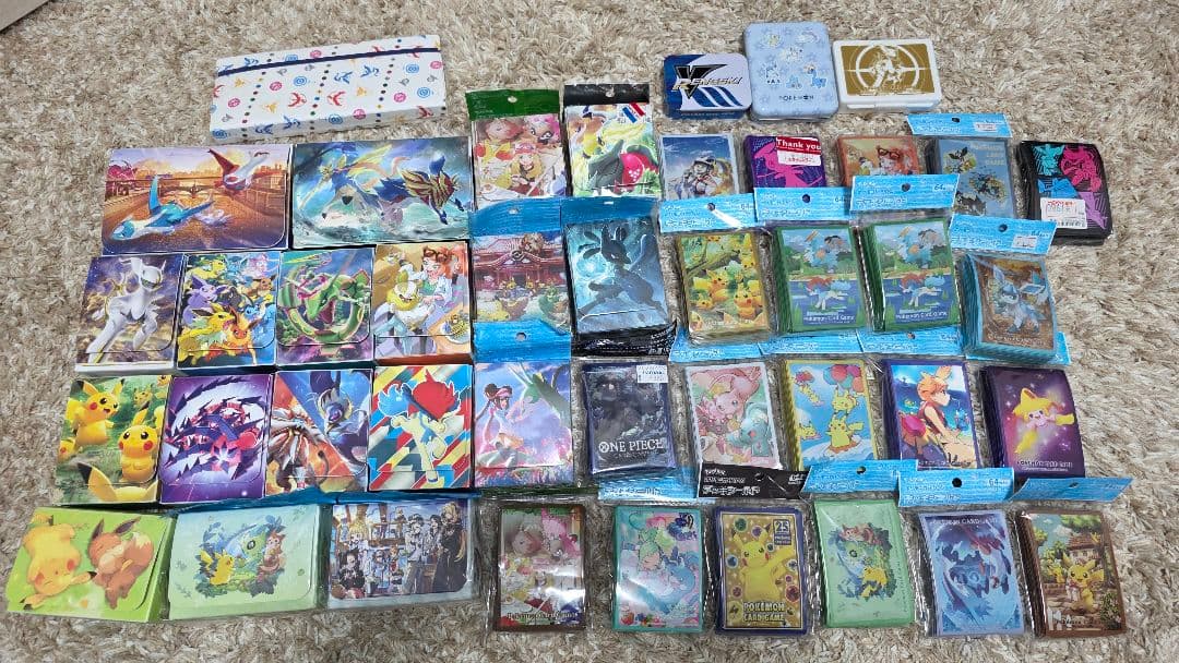 ポケカ引退品　スリーブ　デッキケース　未開封あり
