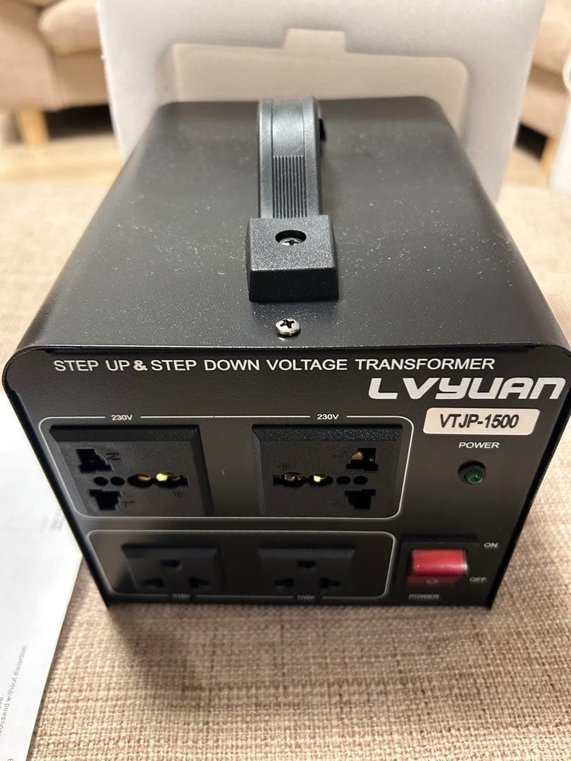 LVYUAN VTJP-1500 変圧器　新品未使用