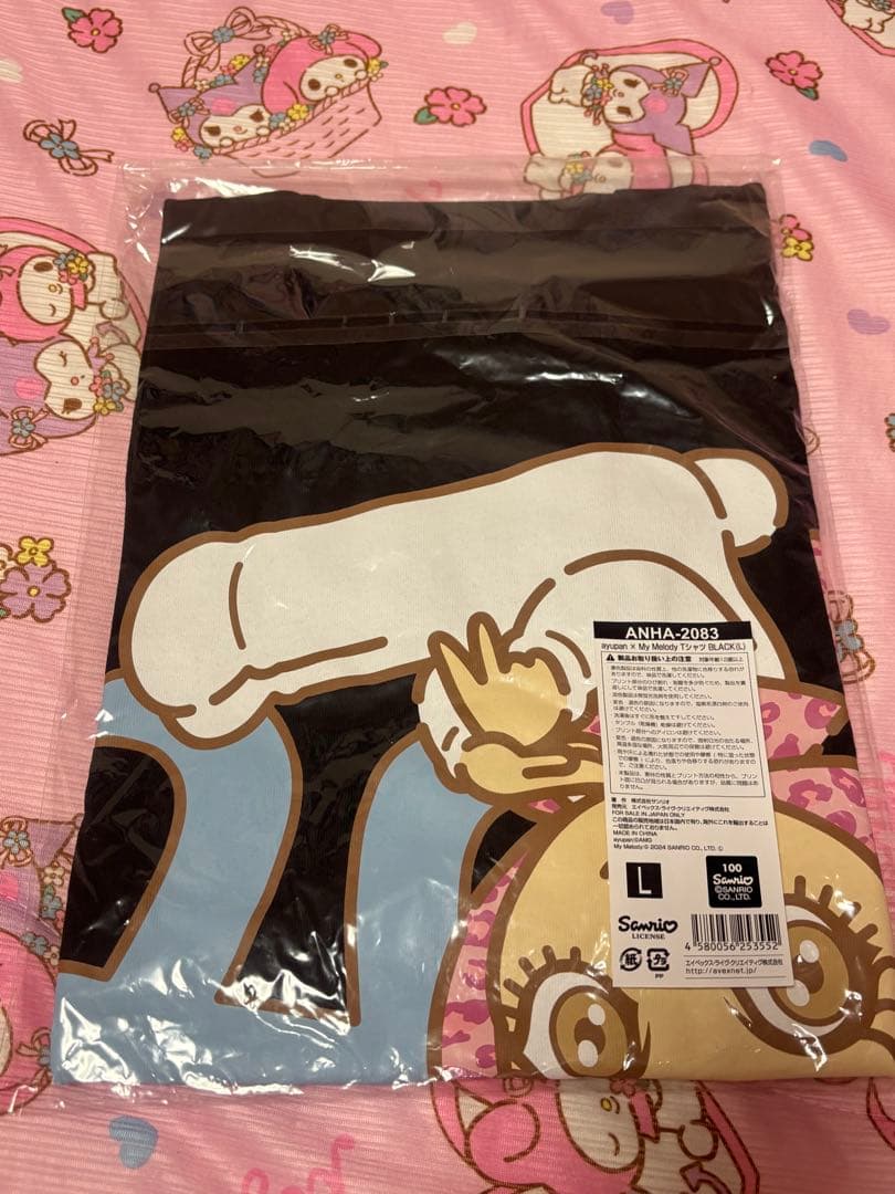 浜崎あゆみ　マイメロ×コラボTシャツ　ブラック　Lサイズ