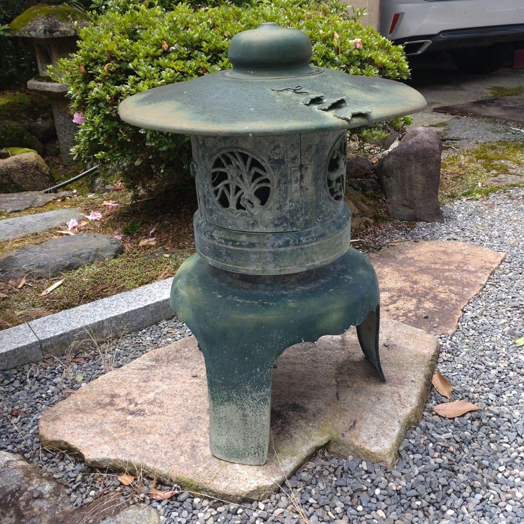 青銅雪見灯篭