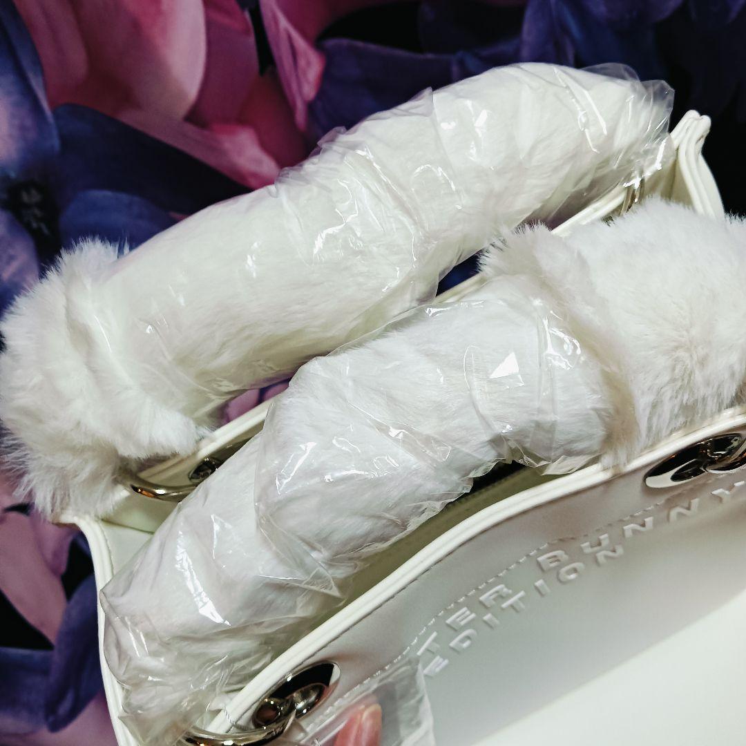 新品未使用★パーリーゲイツ マスターバニー カートバッグ フェイクファーハンドル