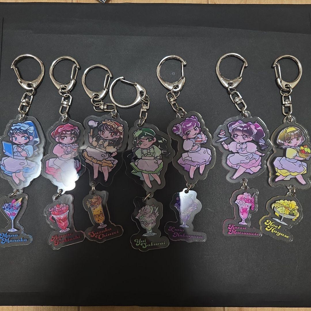 FRUITSZIPPER ランダムアクキーコンプリートセット パーラー衣装