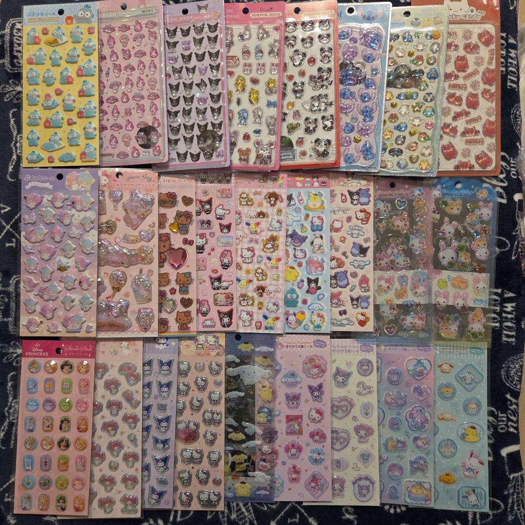 〈最終値下げ〉正規品のみ サンリオ多め シール まとめ売り 26枚