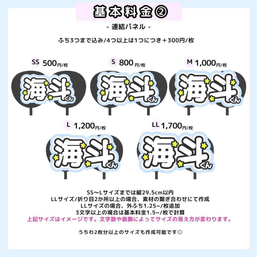 【3/7 宮近】塩。様 うちわ文字オーダー うちわ屋さん 団扇屋さん 文字パネル