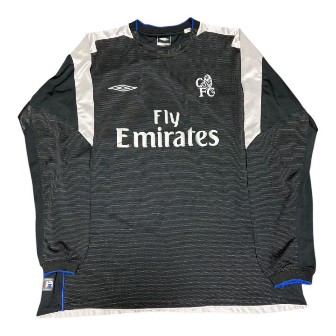 チェルシー Chelsea FC Umbro サッカー長袖ゲームシャツ