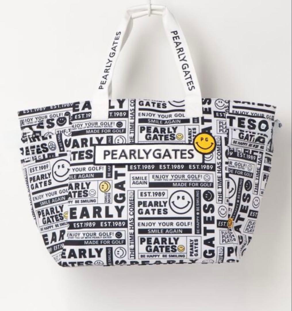 PEARLY GATES パーリーゲイツ ニュースペーパー柄　カートバッグ