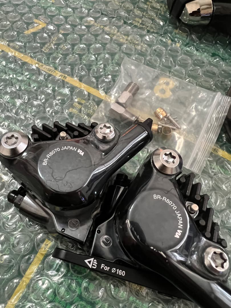 Ultegra R8020 油圧グループセット、Ridea RD6 C38 付き