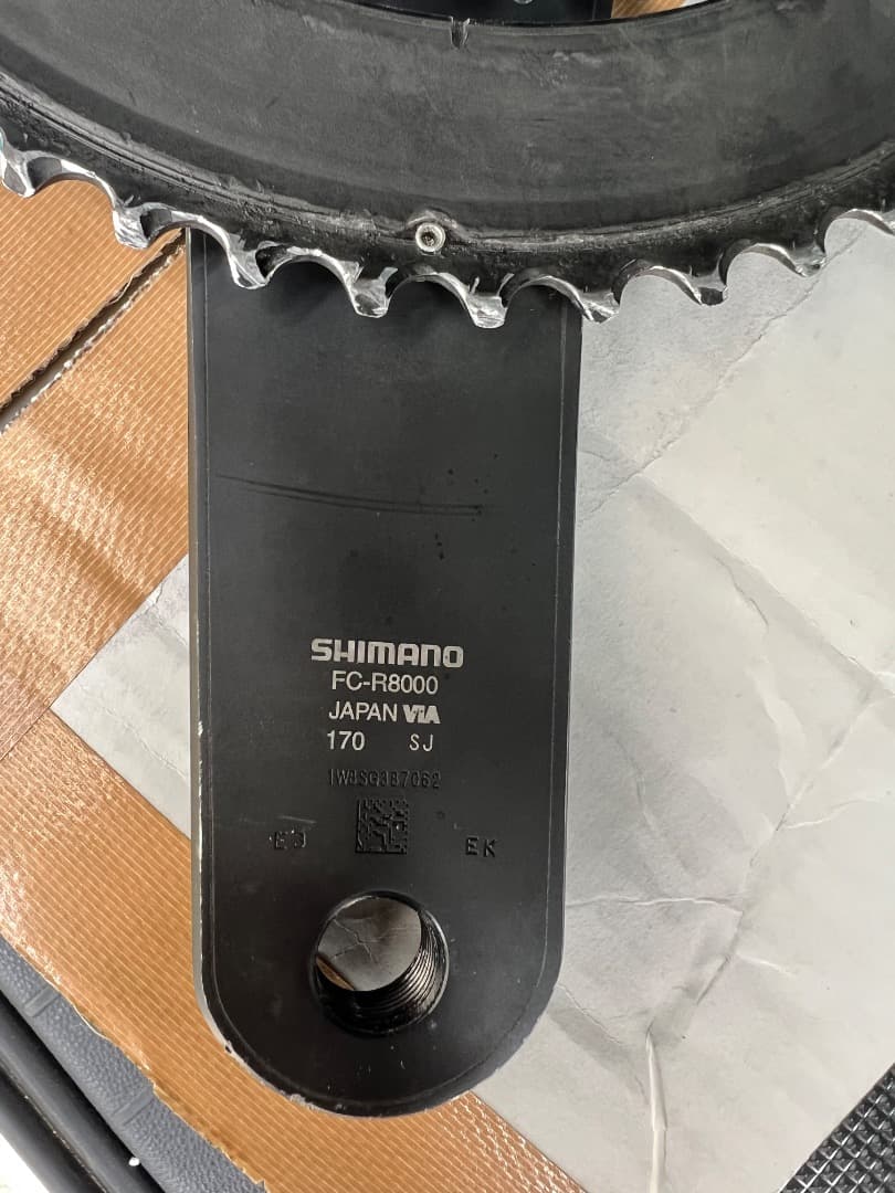 Ultegra R8020 油圧グループセット、Ridea RD6 C38 付き