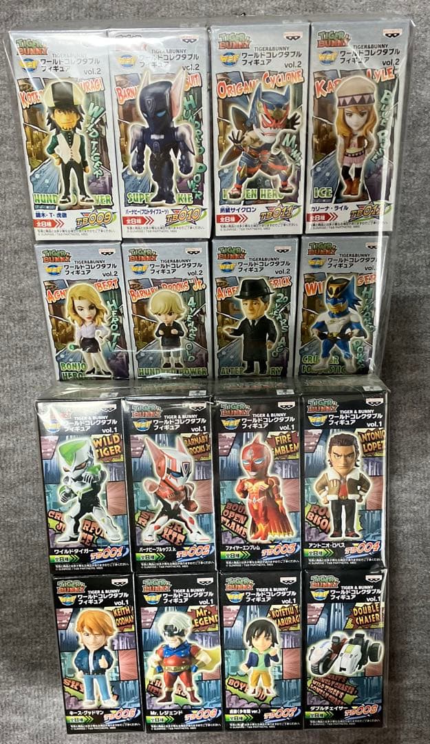 【新品・超貴重品】ワールドコレクタブルフィギュア　タイガー＆バニーvol.1、2