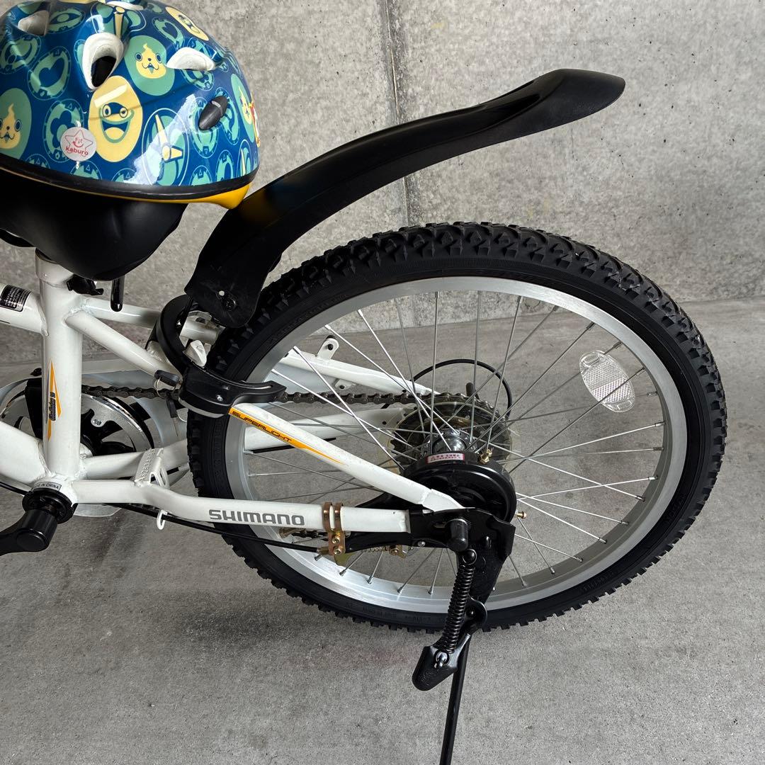 子供用自転車 男の子 20インチ マウンテンバイク 6段変速 シマノ製