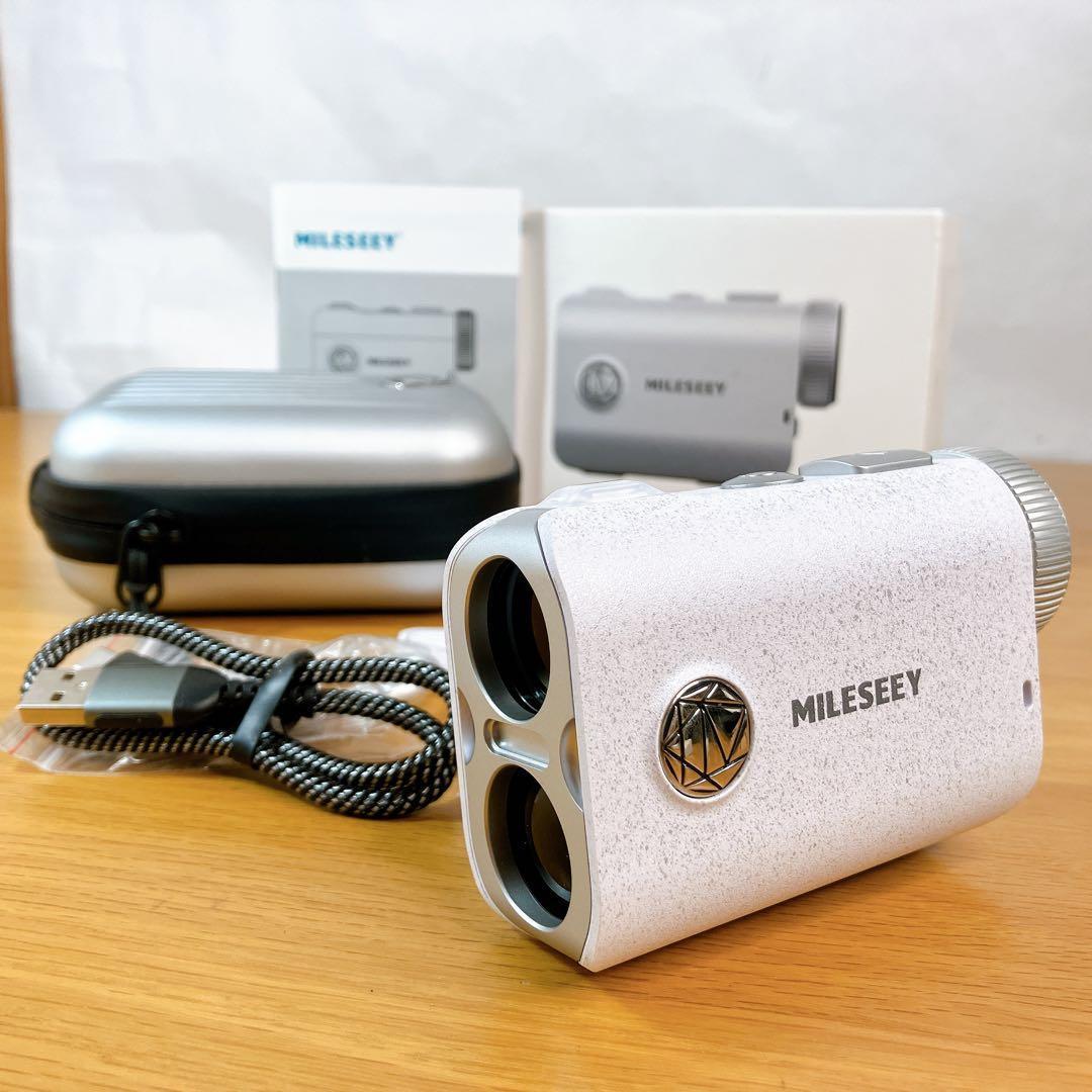美品】MILESEEY PF1 ゴルフ用レーザー距離計 ケース付 距離測定器