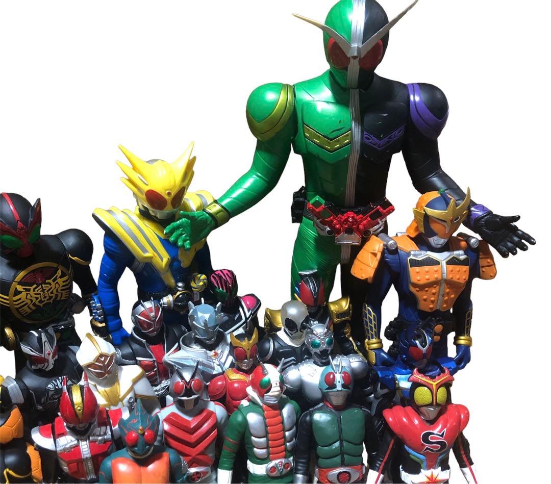 歴代　仮面ライダー　ソフビセット　30体