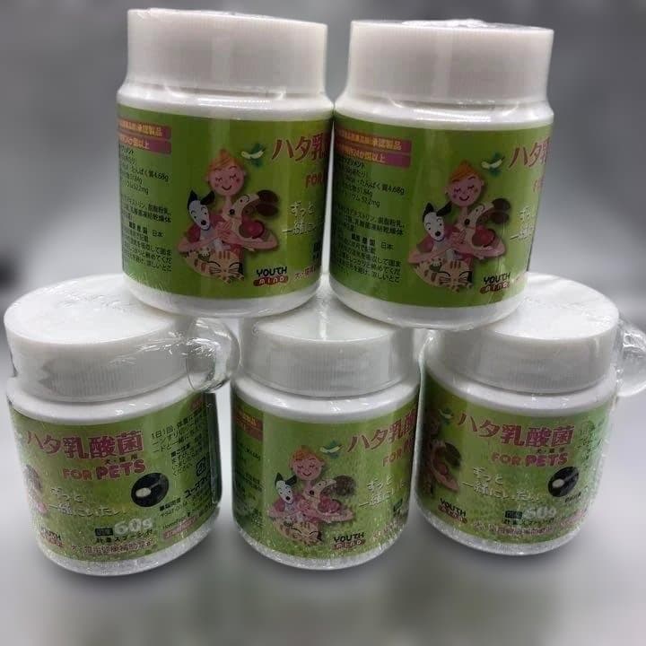 新品未使用 ハタ乳酸菌　FOR PETS 60g ×5個