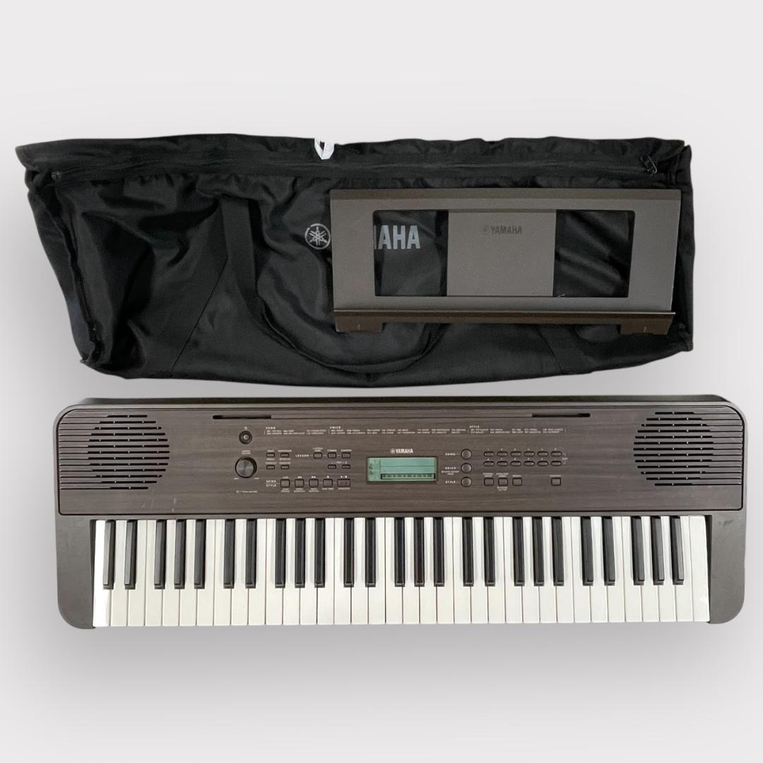ヤマハ ポータブルキーボード 61鍵盤 ダークウォルナット PSR-E360DW