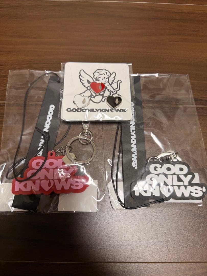 GOD ONLY KNOWS キーホルダー 2色 ピンズセット 岩田剛典