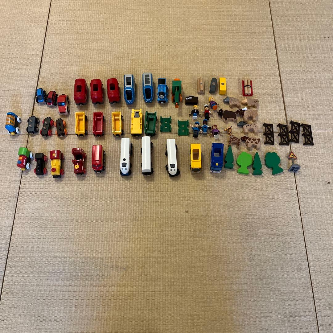 BRIO 車両+人＋動物+情景セット売り