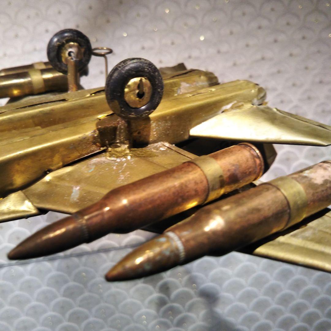 №戦争館　飛行機　アンティーク　真鍮製　骨董品　ヴィンテージ　珍品