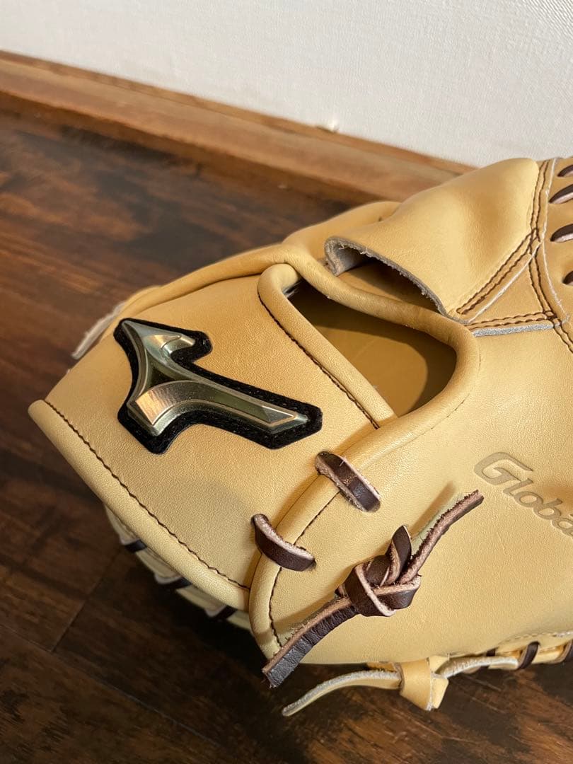 高校野球可【定価63800円新品】ミズノ硬式ミット　ブロンド