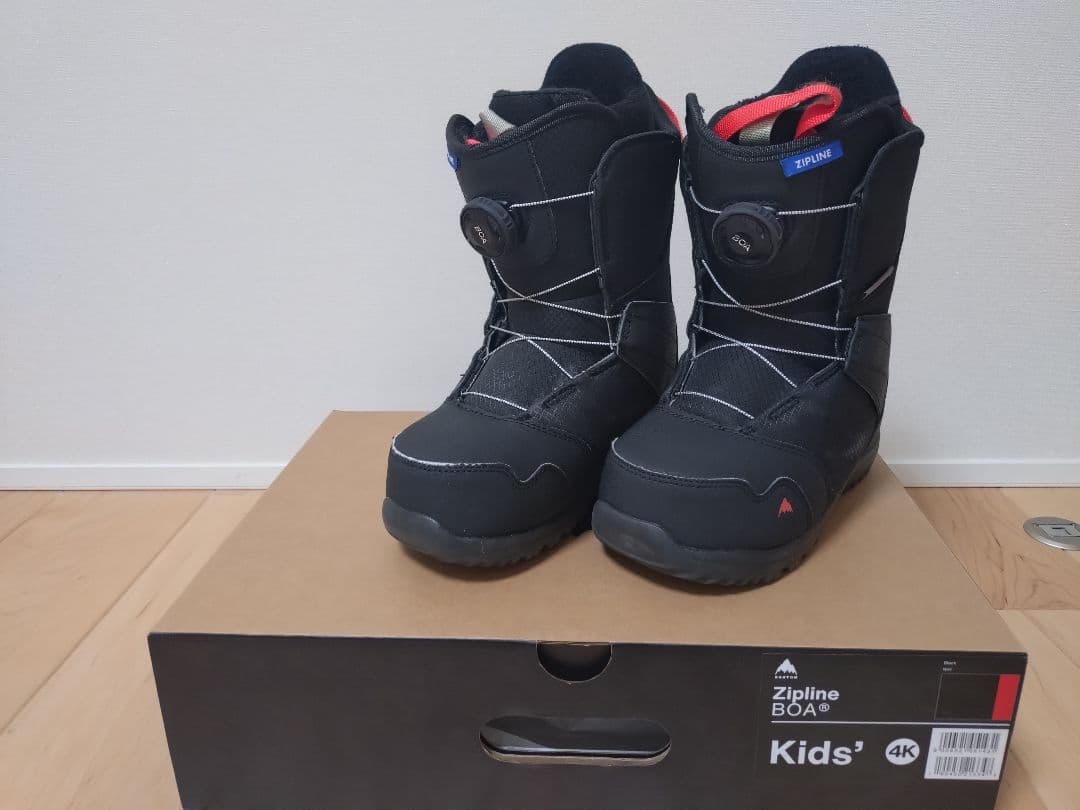 BURTON ZIPLINE BOA 4K 22cm キッズスノーボードブーツ
