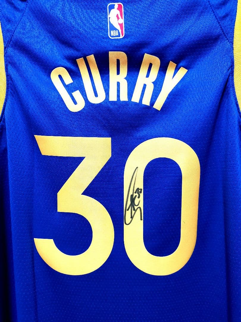 【直筆サイン】ステフィン・カリー／Stephen Curry／ジャージ