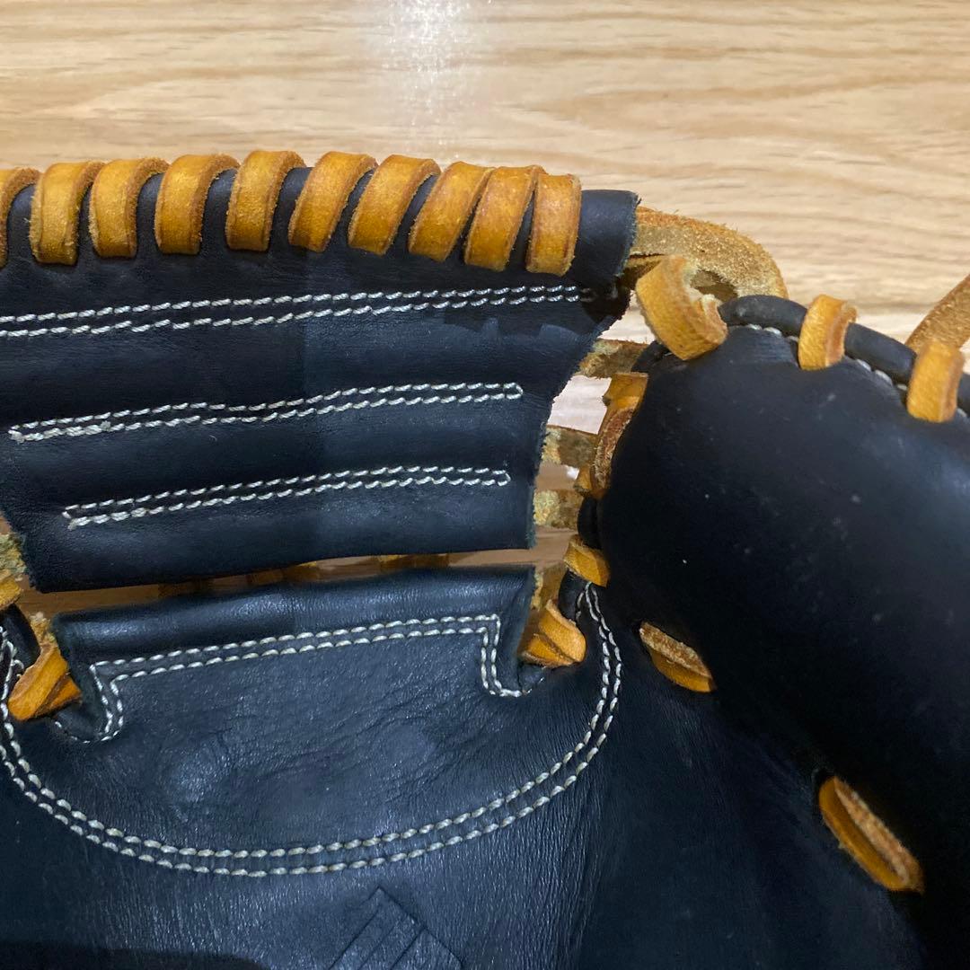 公式用　グローブ 黒/オレンジ　トレーニング