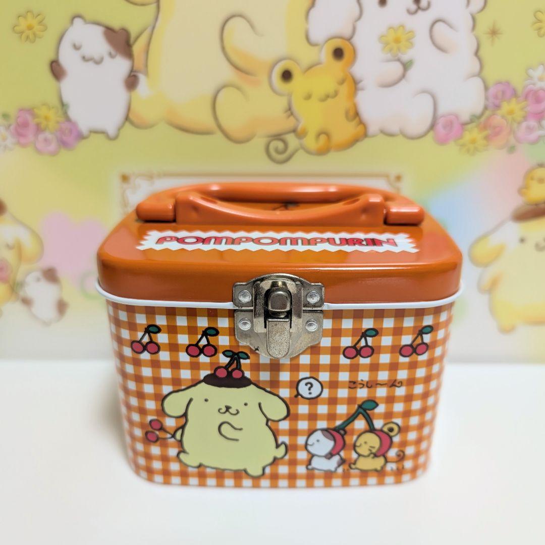 ポムポムプリン　ミニトランク缶　ミニ缶