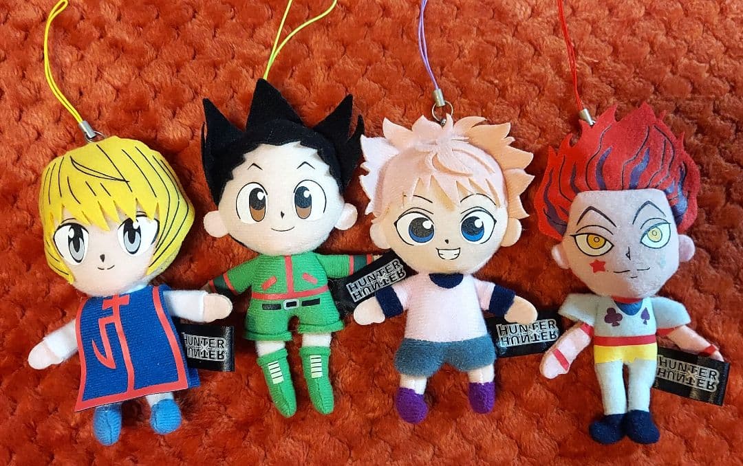 HUNTER×HUNTER クリーナーストラップ ゴン キルア クラピカ ヒソカ