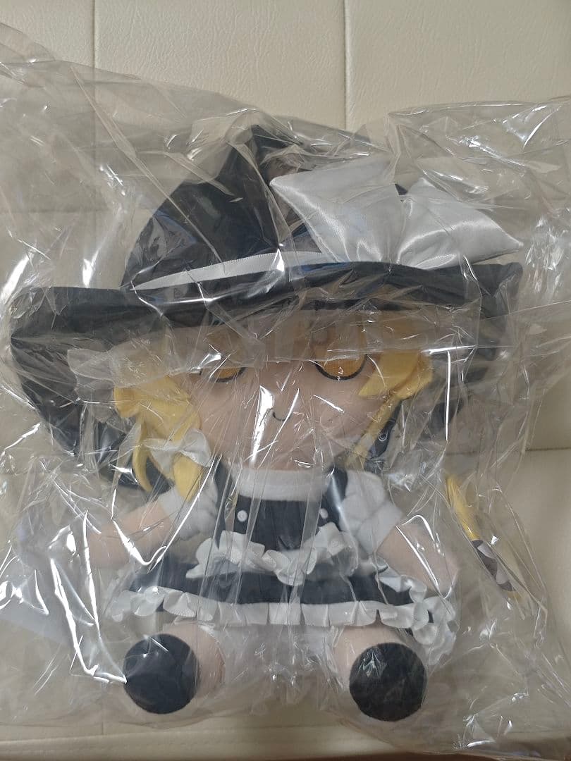 新品 GIFT 霧雨魔理沙 ぬいぐるみ ふもふもまりさ 1.5 缶バッジ付き