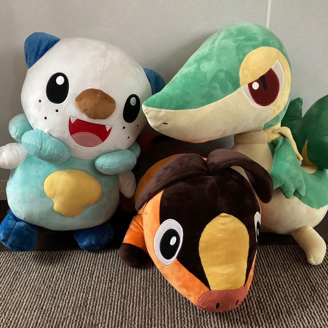 ポケモンセンター　ツタージャ　ポカブ　ミジュマル　等身大ぬいぐるみ　2010