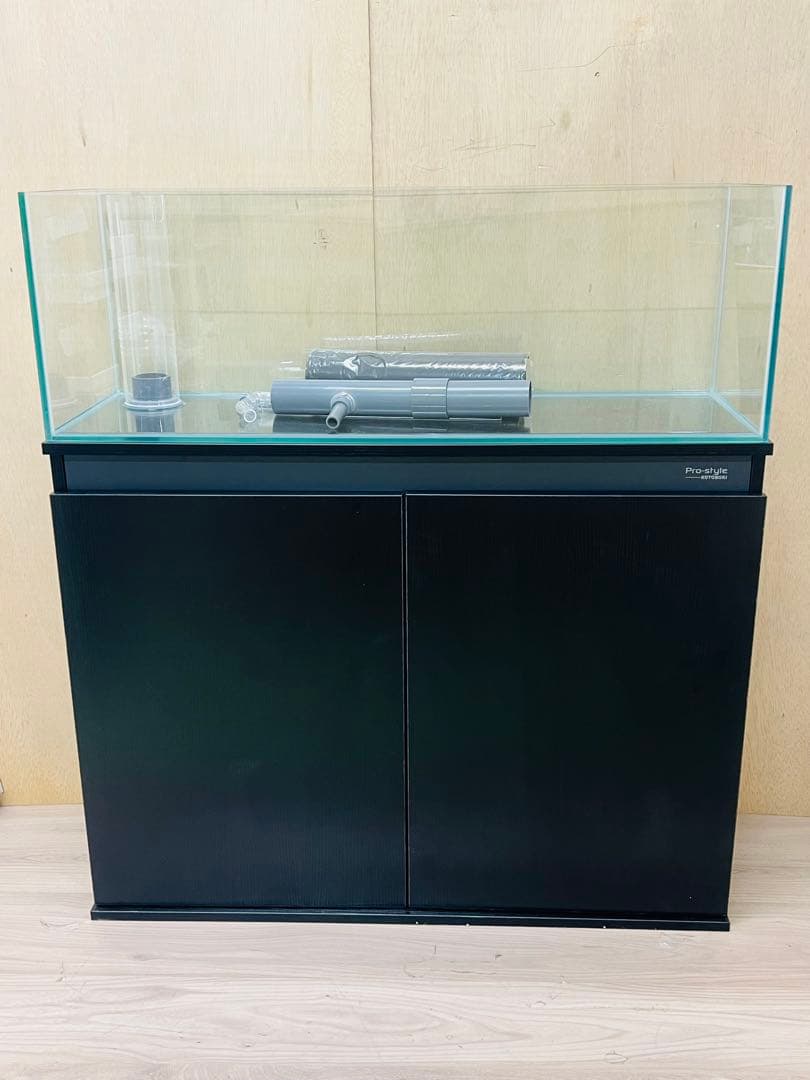 900×300×300㎜オールガラスオーバーフロー水槽セット　クリアシリコン