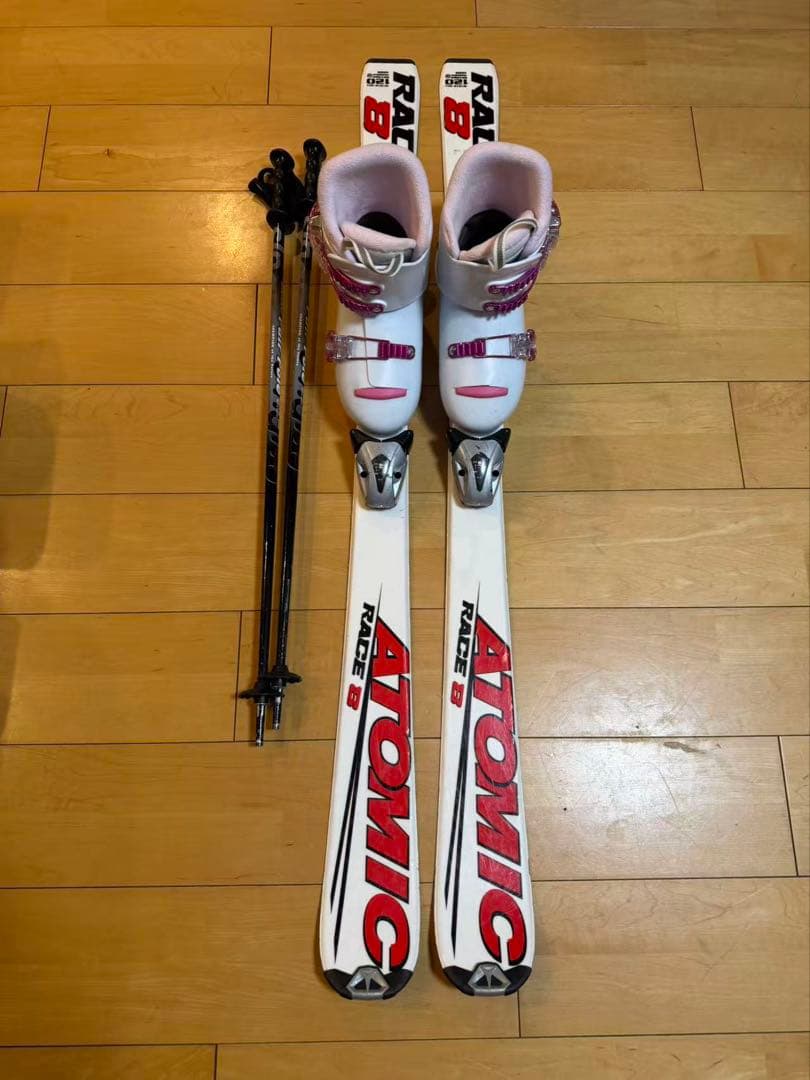 ATOMIC スキー板 セットキッズ ジュニア 120cm ブーツ21.5センチ