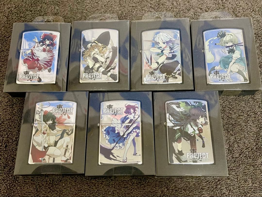 東方project zippo 7種セット