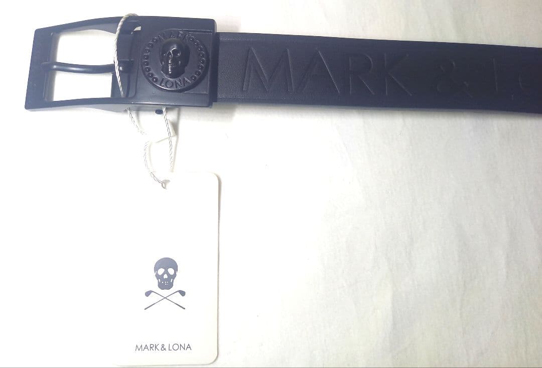 じん【最終価格】MARK&LONA スカル柄ベルト