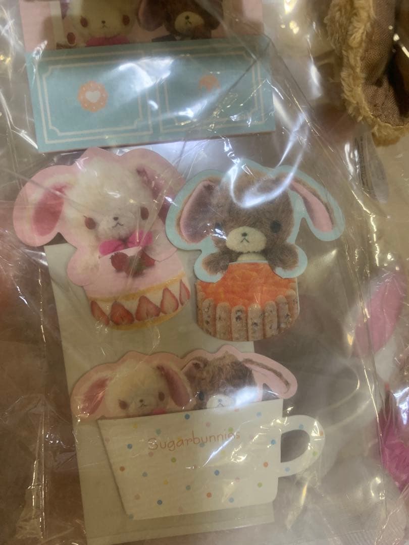 サンリオ　シュガーバニーズ　ぬいぐるみ　マスコットグッズ