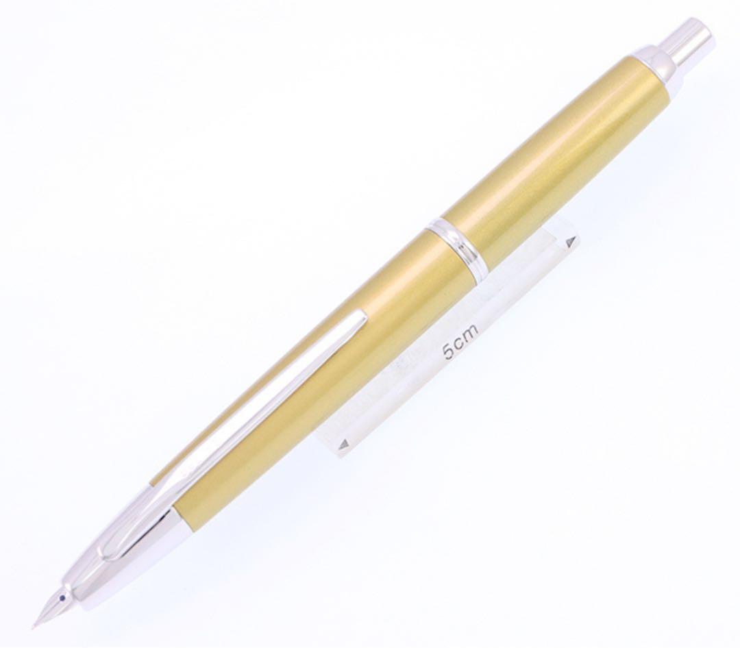 PILOT パイロット 万年筆 キャップレス デシモ ハーベストイエロー（細字）