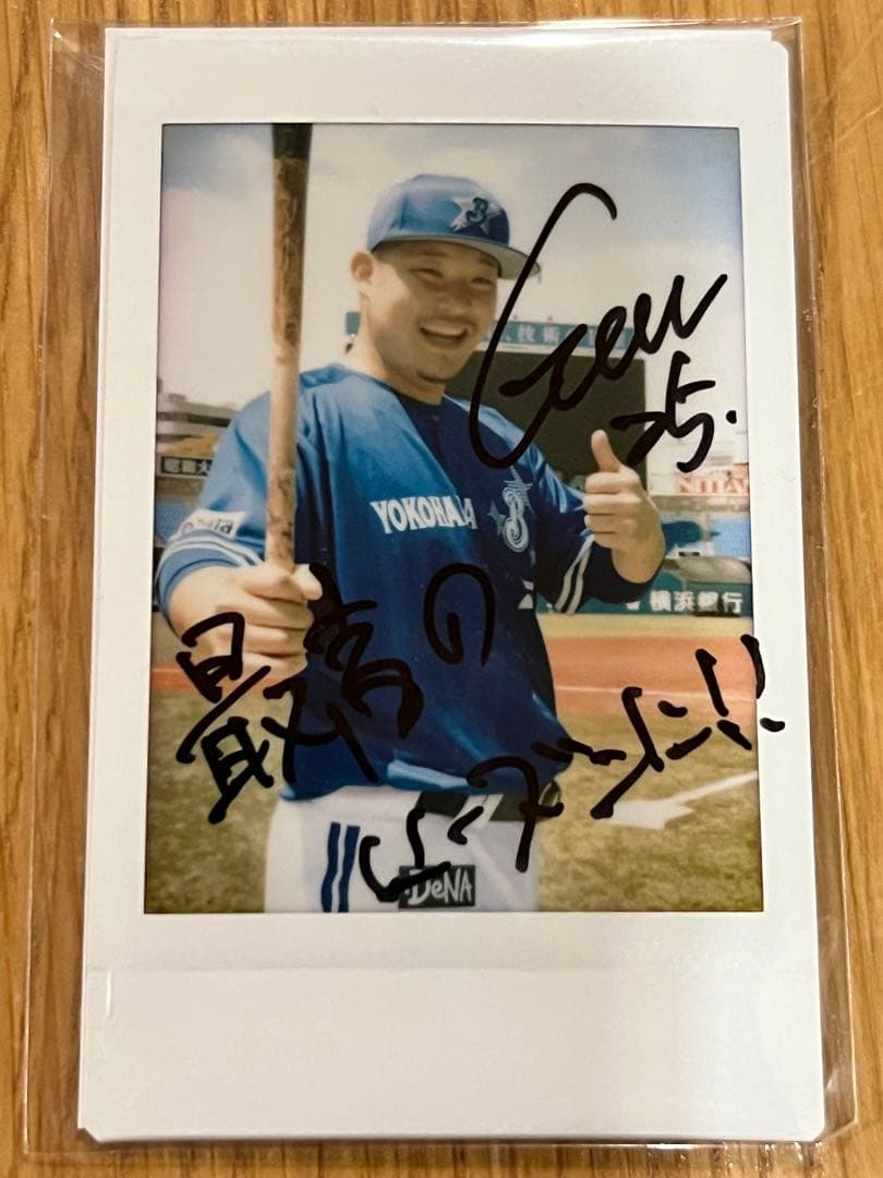 横浜DENAベイスターズ 筒香嘉智　直筆サイン　チェキ　横浜スタジアム