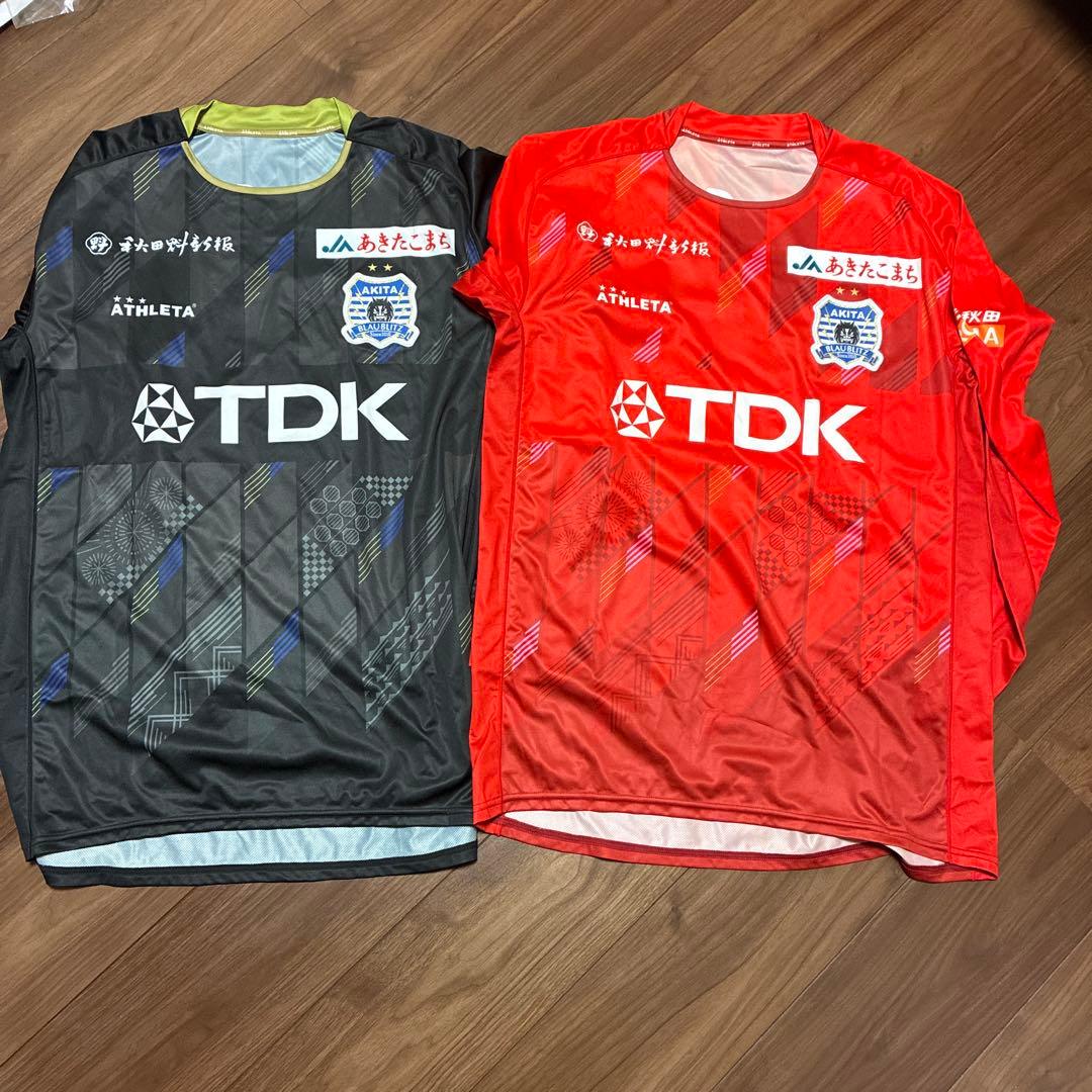 新品未使用に近い　ブラウブリッツ秋田 ユニフォーム　キーパー　gk 長袖　レッド