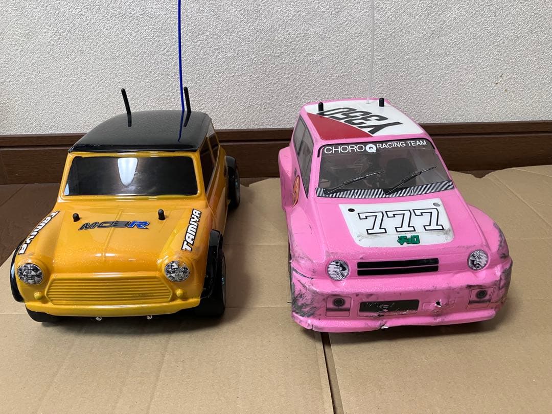 タミヤ　M-03ミニクーパー & チョロQシティーターボ2台セット