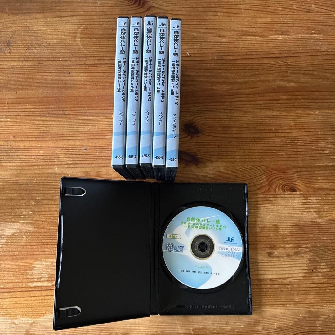 自然体バレー塾 練習ドリル集 ➕DVD集　部活　バレーボール　練習