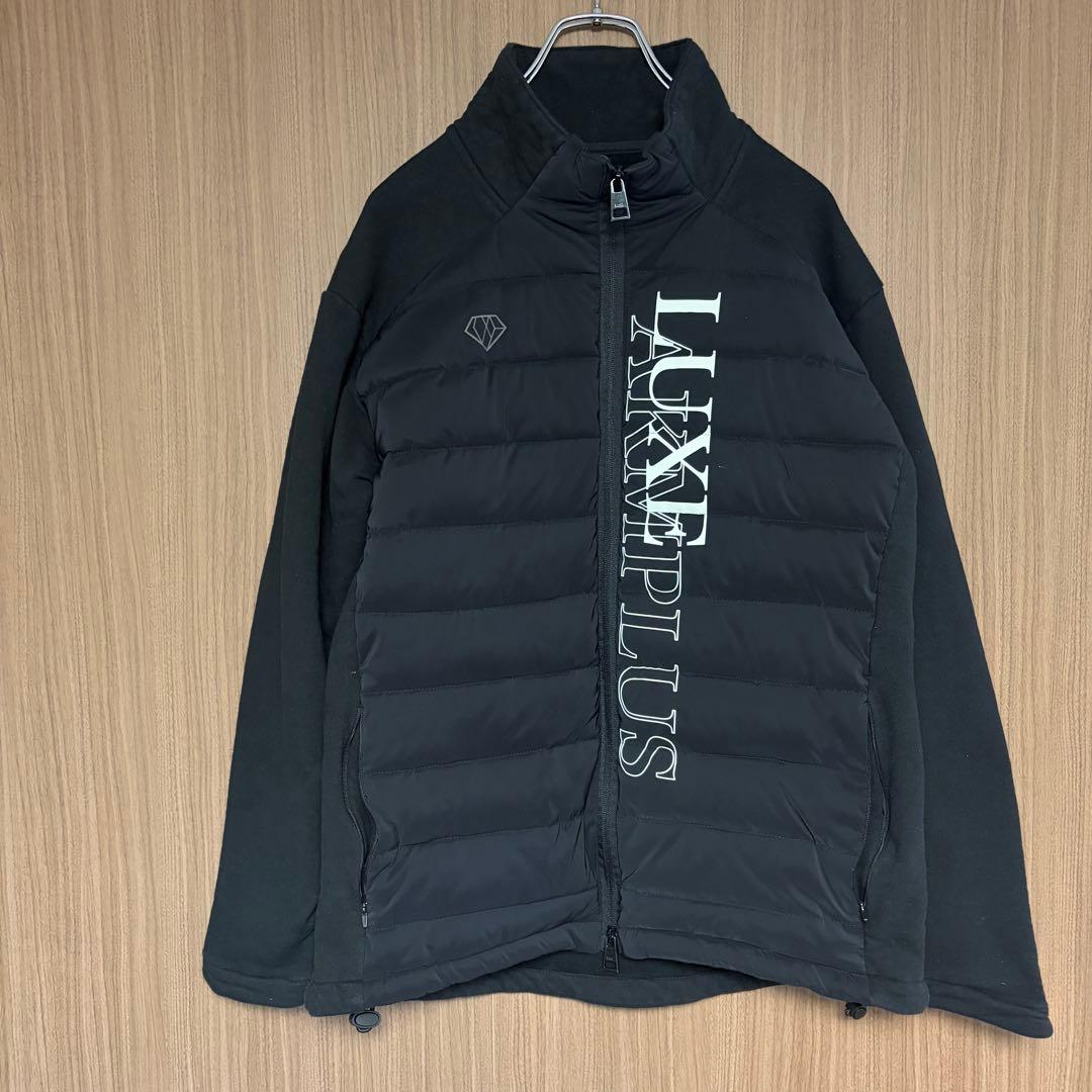 LUXEAKMPLUS スタンドネック ドッキング パデッドジャケット L