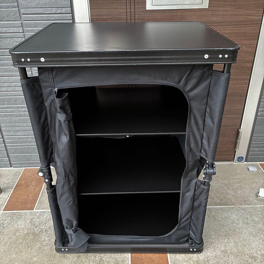 DOD マルチキッチンテーブル 黒