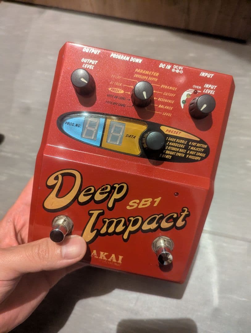【激レア】AKAI Deep Impact SB1 ベースエフェクター