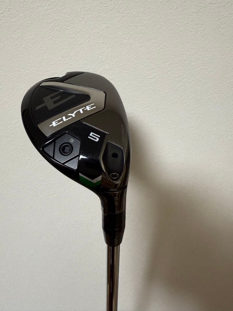 【超美品】ELYTEエリート ユーティリティー5番24°純正スチール
