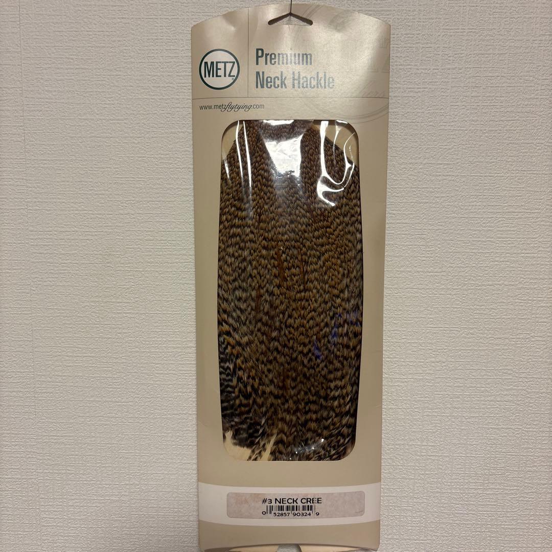 ルアー・フライ METZ Premium Neck Hackle #3 Neck Cree