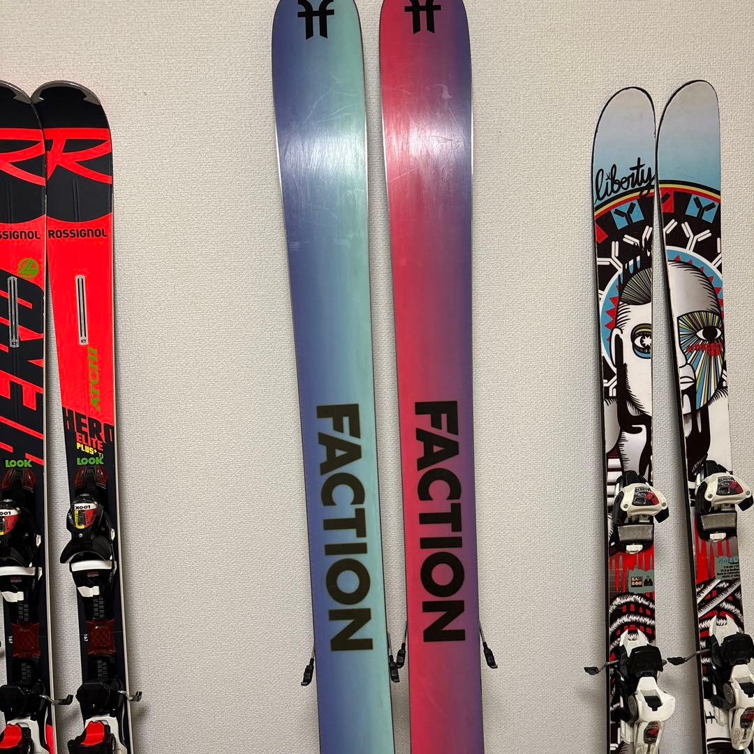 FACTION スキー板 グラデーションデザイン184cm
