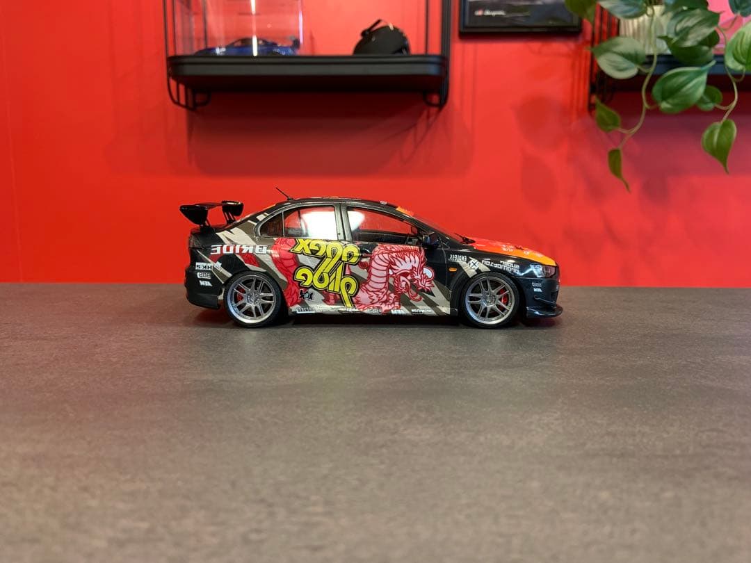 NFS PS仕様 1/24 アオシマ 完成品 ランエボ ニードフォースピード